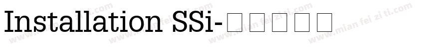 Installation SSi字体转换